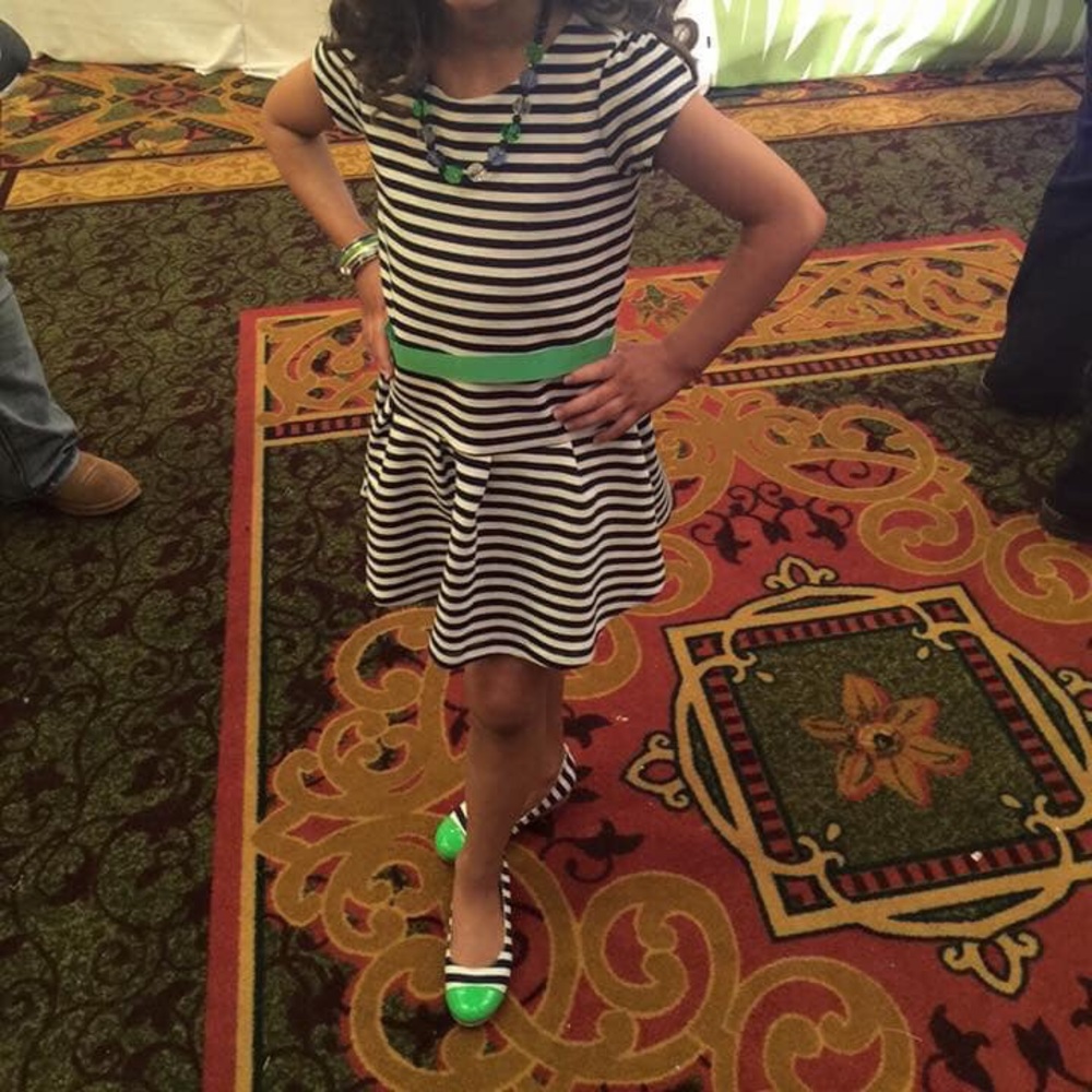 Gymboree girl’s dress, shoes and jewelry